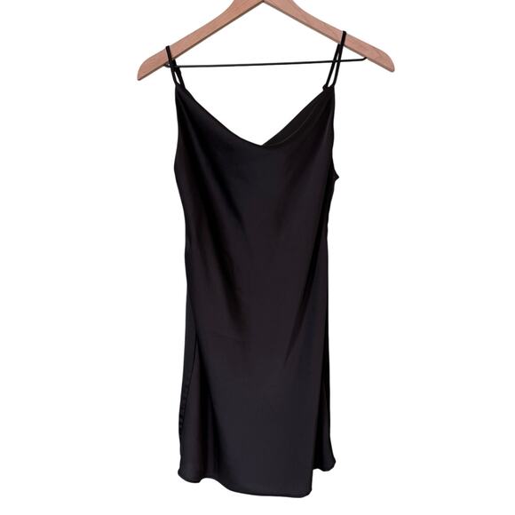 Urban Outfitters Slip Dress, Black Mini Size Small - Picture 1 of 8